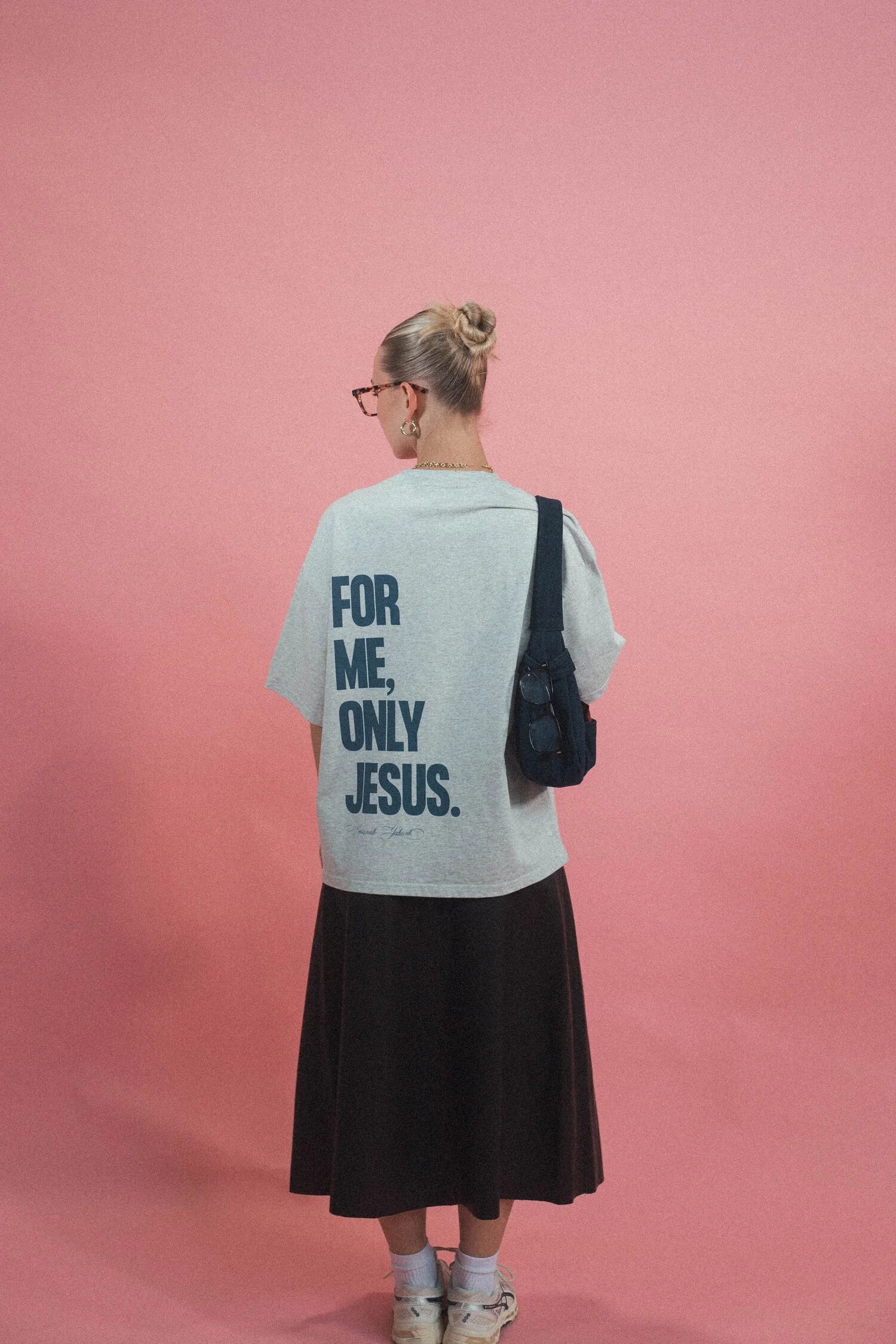 For Me Only Jesus Tee - Grey