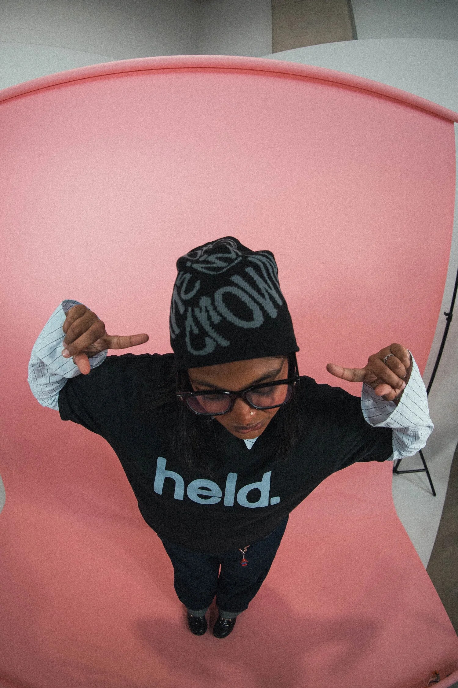 For The Crown Beanie | Black & Grey